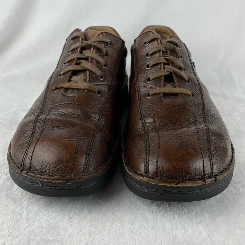 Finn‎ Comfort Men's Shoes Brown Leather Oxford Shoes Sz 9.5 W Made In Germany